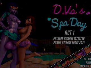 Dva spa 日 act1 - trailer overwatch 扶他那裡 3d 無盡