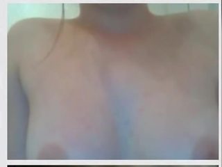 Affascinante giovanissima masturbarsi su omegle