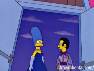 Simpsons x गाली दिया वीडियो - marge और artie afterparty