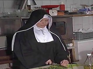 German Nun Assfucked In Kitchen